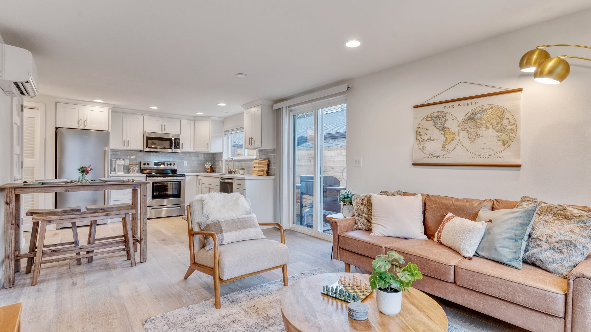 A Seattle home freshly prepared for market